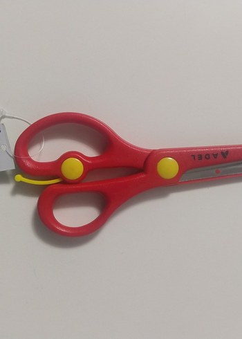 Renkli Kırmızı Okul Makası - Görsel 2