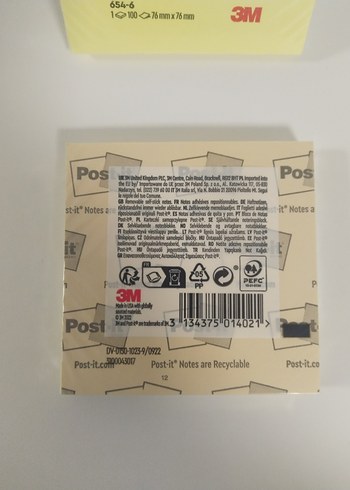 Sarı Post-it Not Kağıdı 3M - Görsel 3