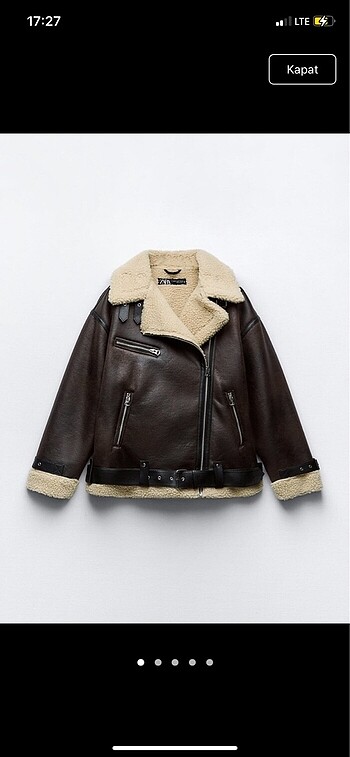 xl Beden Zara biker ceket