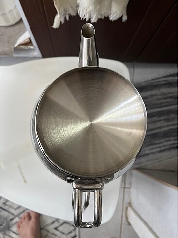 Korkmaz demlik. 3 litre alt tarafı üst 1 litre - Görsel 8