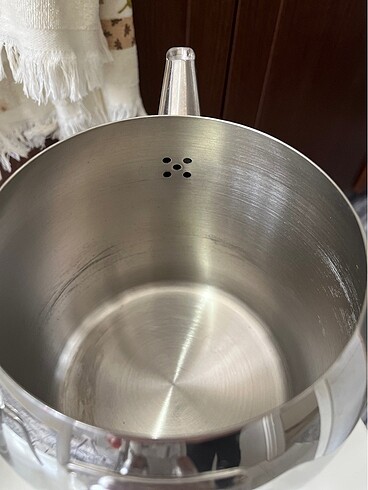 Korkmaz demlik. 3 litre alt tarafı üst 1 litre - Görsel 11