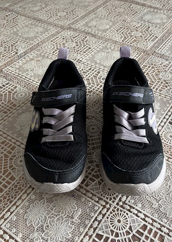 Kız Çocuk Siyah Skechers Spor Ayakkabı - Görsel 2