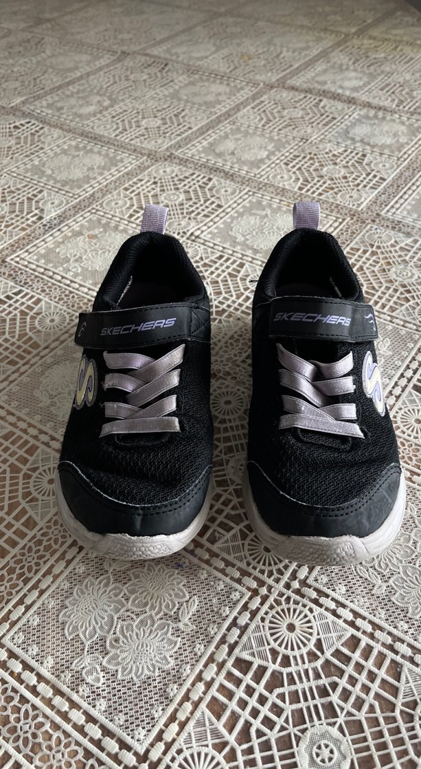 Kız Çocuk Siyah Skechers Spor Ayakkabı - Görsel 2