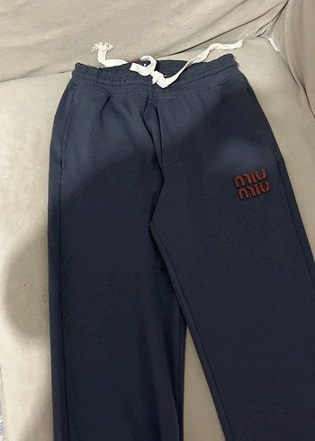 Gri Rahat Kesim Kadın  erkekEşofman Altı - Görsel 2