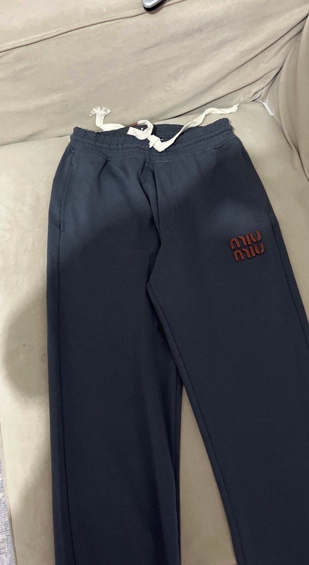 Gri Rahat Kesim Kadın  erkekEşofman Altı - Görsel 2