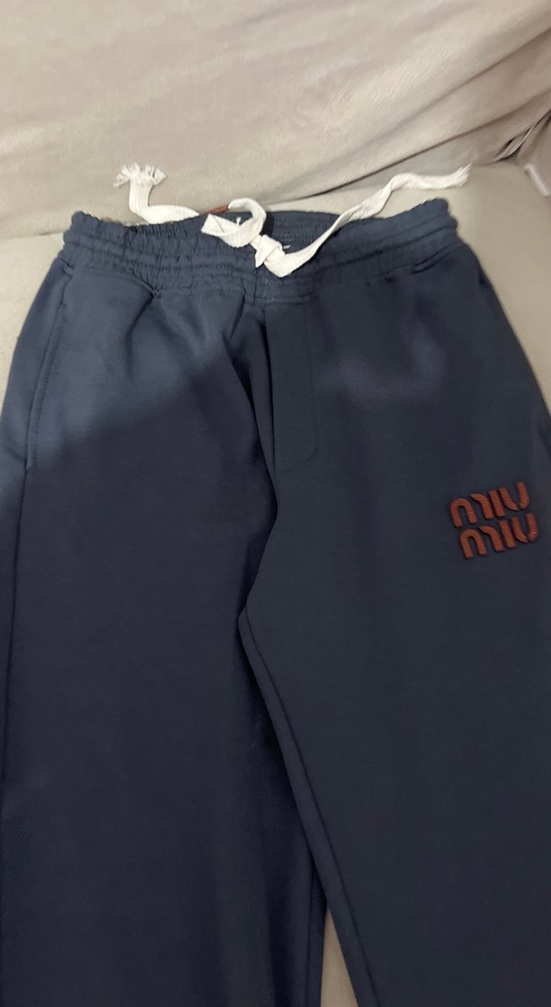 Gri Rahat Kesim Kadın  erkekEşofman Altı - Görsel 3