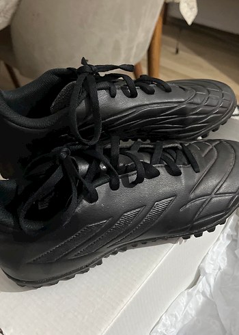 Siyah Erkek Futbol Ayakkabısı Bağcıklı - Görsel 8