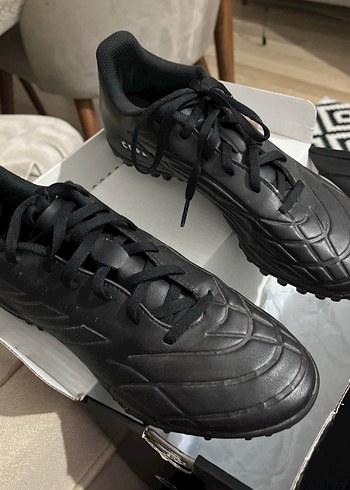 Siyah Erkek Futbol Ayakkabısı Bağcıklı - Görsel 2