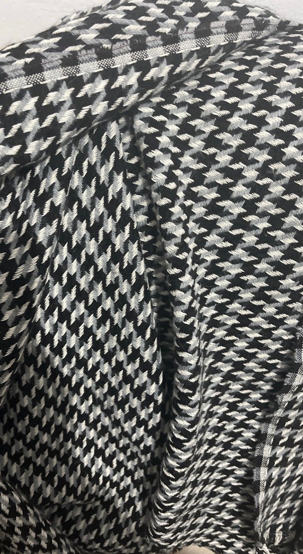 Kemerli Gri Kadın Şal - Görsel 3