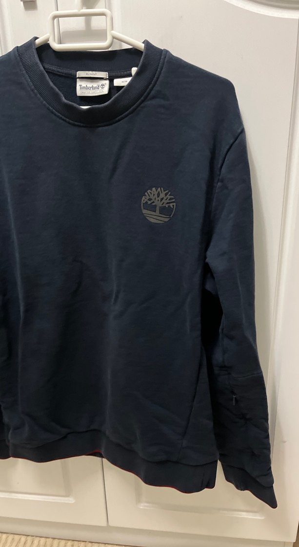 Erkek Lacivert Baskılı Sweatshirt - Görsel 3