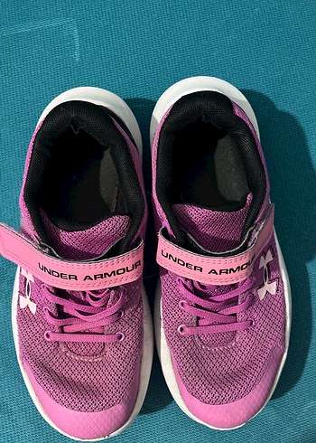 Kız Çocuk Pembe Under Armour Spor Ayakkabı - Görsel 7