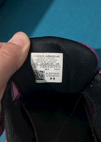 Kız Çocuk Pembe Under Armour Spor Ayakkabı - Görsel 5