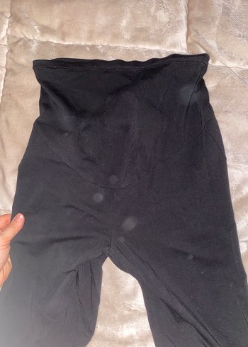 Siyah Düğmeli Hamile Pantolonu - Görsel 2