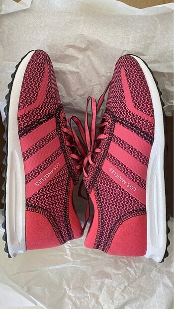 38 Beden pembe Renk Adidas LosAngeles Spor Ayakkabı/38 numara