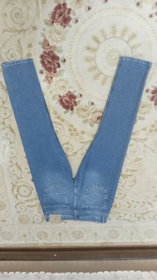 Erkek Mavi Regular Fit Denim Jean Dar Paça - Görsel 2