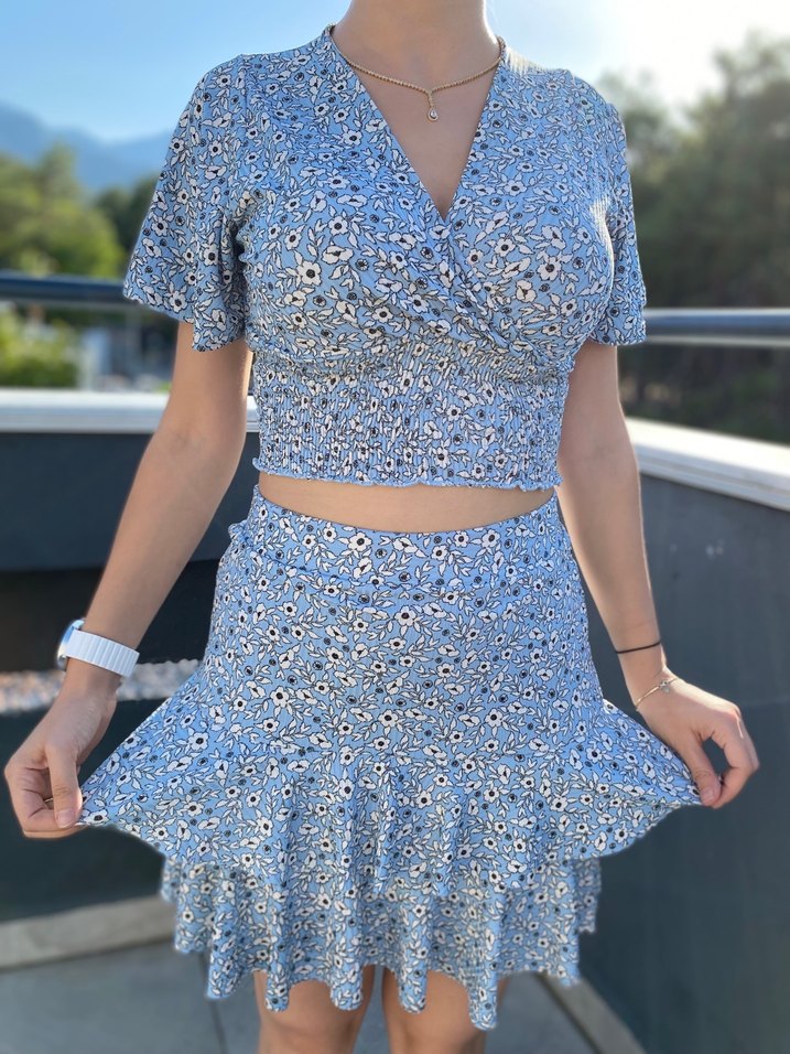 V Yaka alt üst 2 li takım - Görsel 3