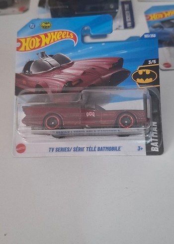 Koyu Kırmızı Hot Wheels Batmobile