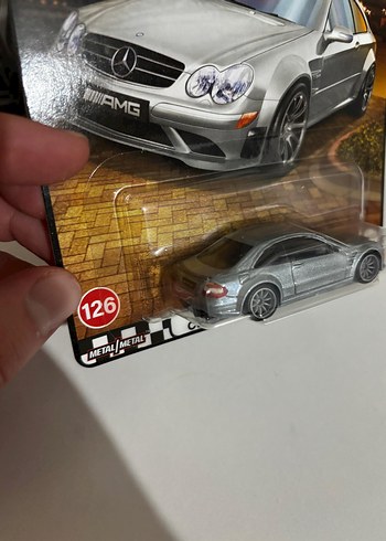 Beden Hot Wheels 2008 Mercedes-Benz CLK 63 AMG GRI Seri