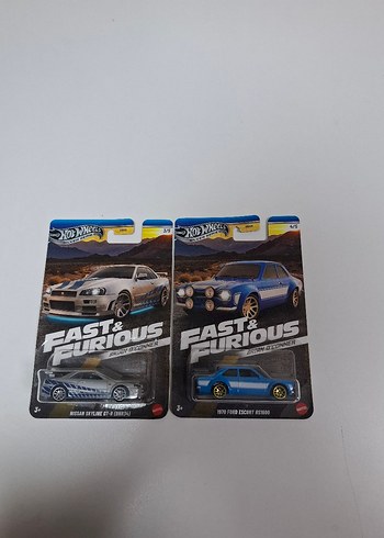 Hot Wheels Fast & Furious NİSSAN SKYLİNE 1970 FORD ESCORT
