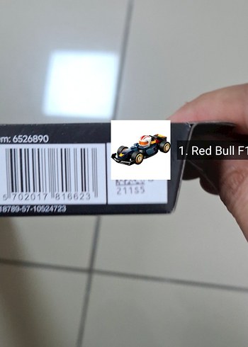 Beden Renk LEGO Formula 1 Yarış Arabası 29 Parça Adet fiyatıdır.