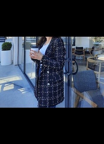 S beden siyah blazer ceket 