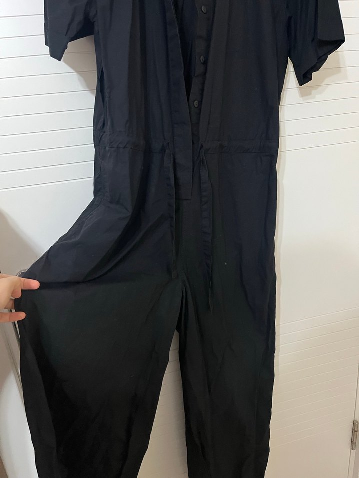 Siyah Kadın Uzun Tulum - Görsel 2