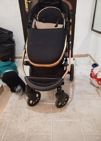 0 - 13 kg Beden siyah Renk Siyah Bebek Arabası