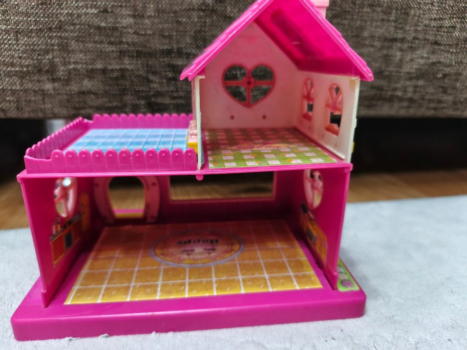 Renkli Pembe Happy Hours Oyuncak Ev - Görsel 2