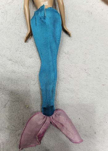 Mavi Oyuncak Bebek deniz kızı kuyruğu - Görsel 2