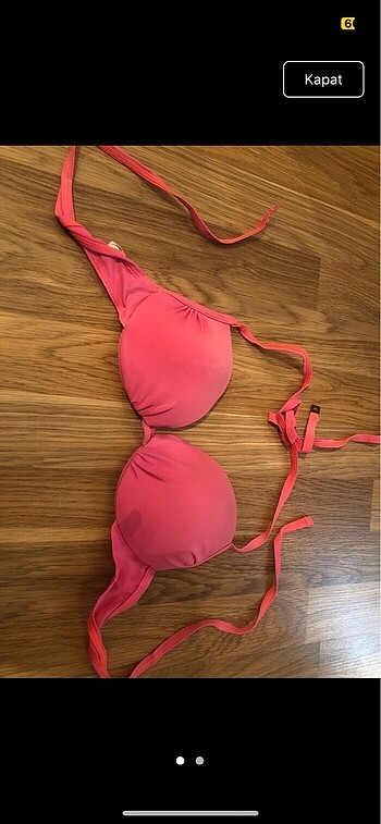m Beden pembe Renk Bikini alt ve üst