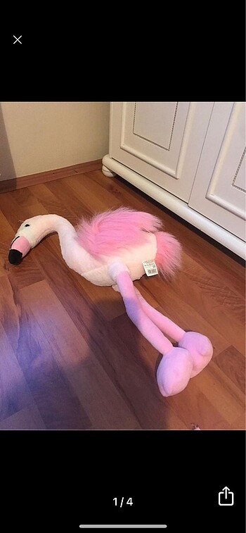  Beden Peluş flamingo
