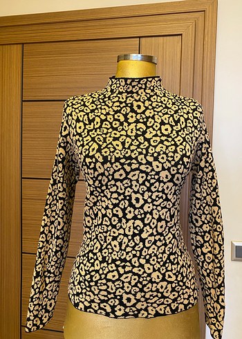 Leopar triko kazak - Görsel 5