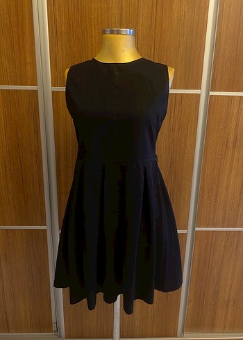 Siyah Klasik Uzun Abiye Elbise - Görsel 6