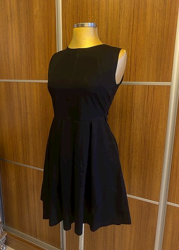 Siyah Klasik Uzun Abiye Elbise - Görsel 10