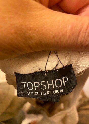 Topshop Dantel Detaylı bluz