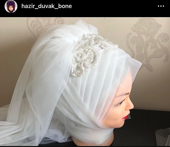 Diğer Gelin başı duvağı ve bone