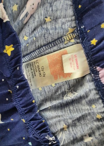 LC Waikiki Kız Çocuk Lacivert pijama altı