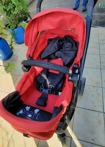 Kırmızı Casual Bebek Arabası - Görsel 11