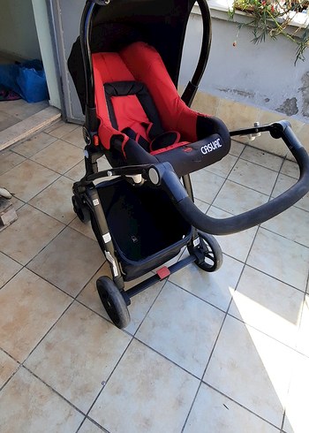 Kırmızı Casual Bebek Arabası - Görsel 14