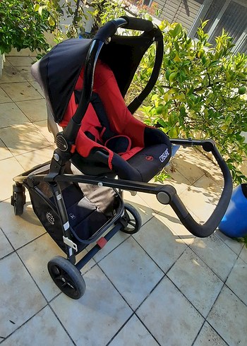 Kırmızı Casual Bebek Arabası - Görsel 9