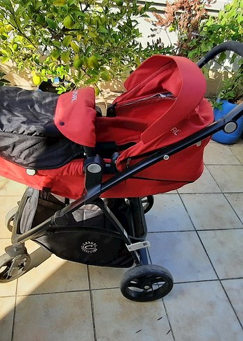 Kırmızı Casual Bebek Arabası - Görsel 10