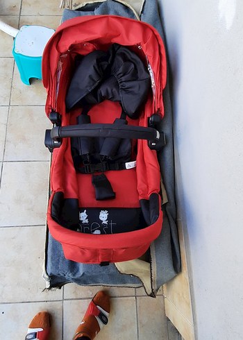 Kırmızı Casual Bebek Arabası - Görsel 13