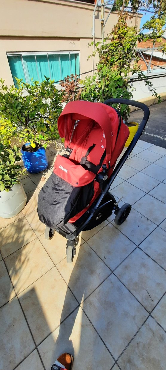 Kırmızı Casual Bebek Arabası - Görsel 2