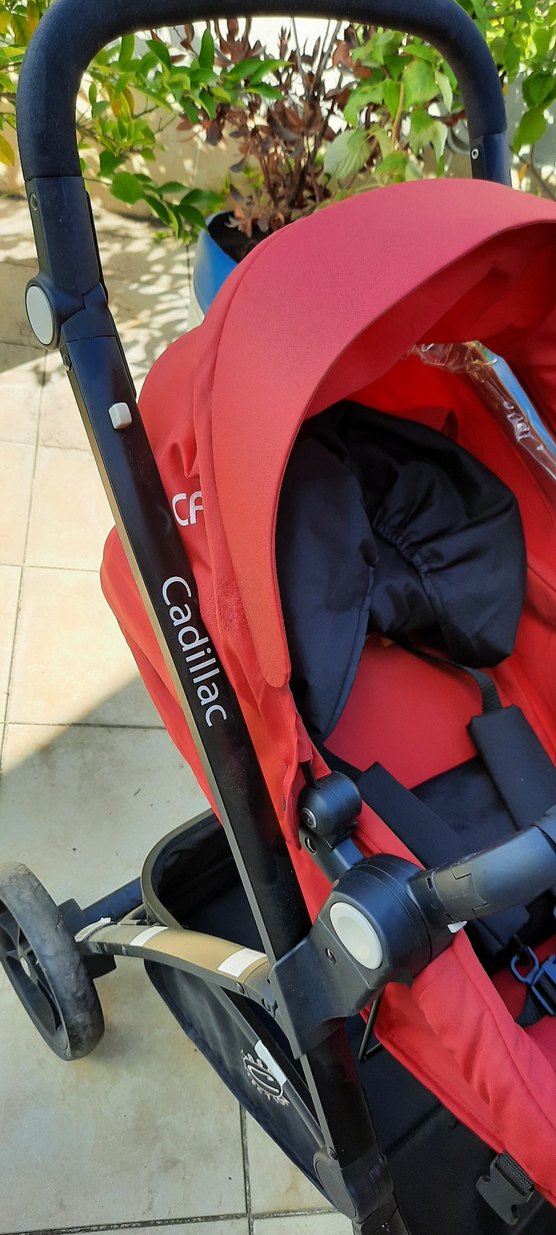 Kırmızı Casual Bebek Arabası - Görsel 4