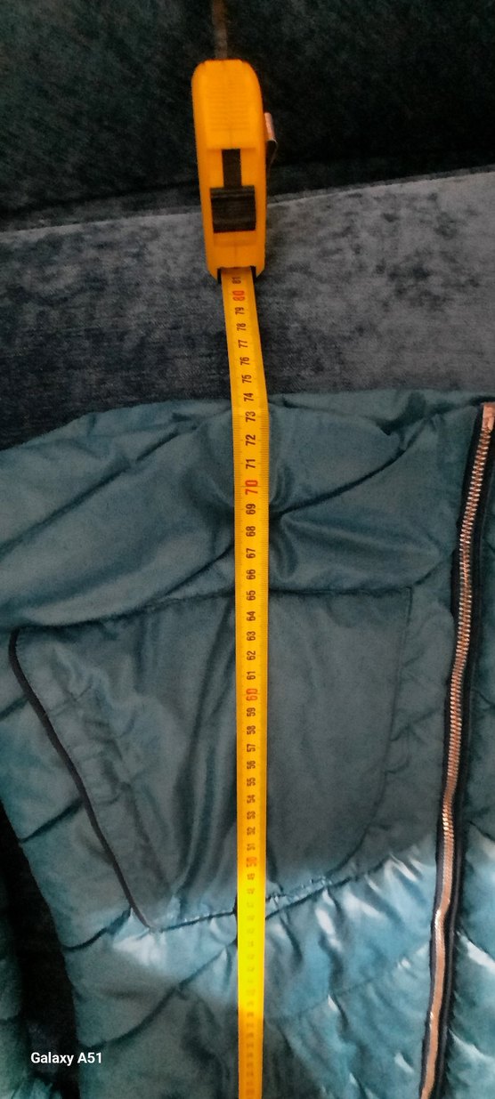 Mavi Kürklü Kışlık Mont - Görsel 5