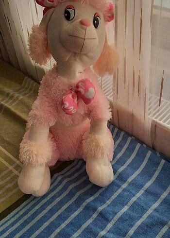 Beden Renk Pembe Peluş Oyuncak Köpek