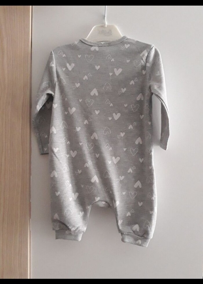 Kız bebek fermuarlı tulum 1-3 ay - Görsel 2