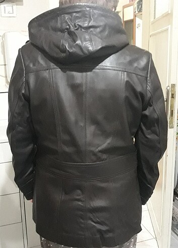 Kadin deri ceket - Görsel 7
