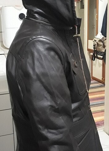 Kadin deri ceket - Görsel 8