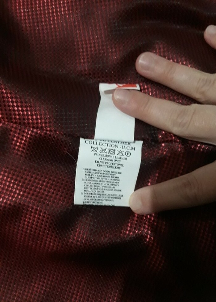 Kadin deri ceket - Görsel 4